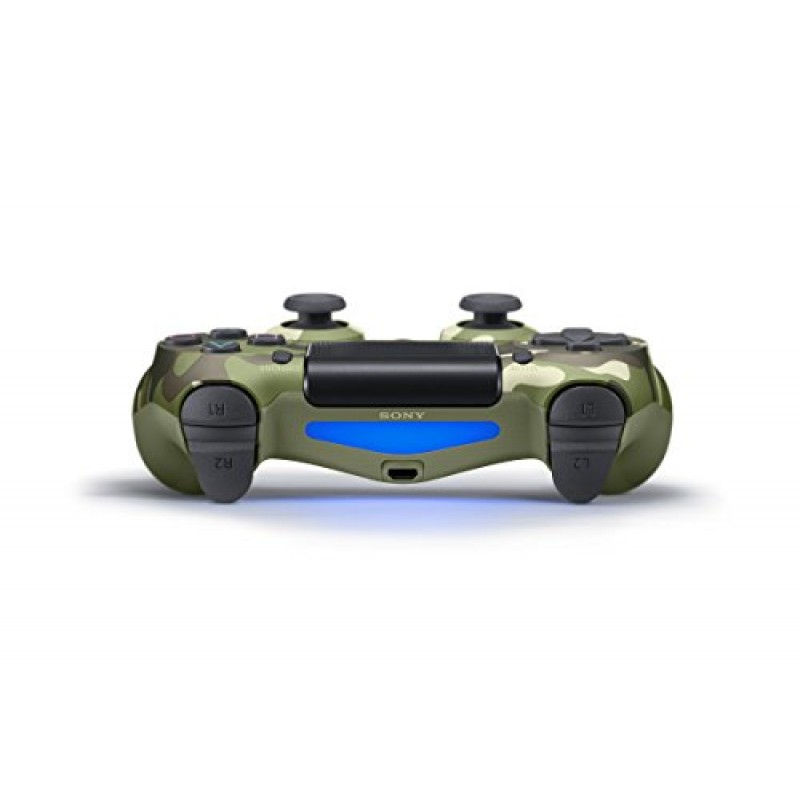 Sony DualShock 4 Version 2 Controller (EU) for PS4, Green Camouflage