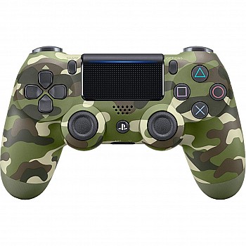 Sony DualShock 4 Version 2 Controller (EU) for PS4, Green Camouflage