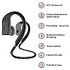 JBL Endurance Jump by Harman Sport Waterproof Bluetooth Wireless in Ear Earphones with One-Touch Remote with Mic (Black)