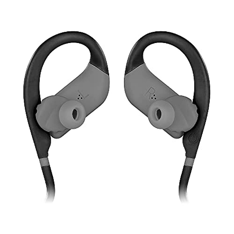 JBL Endurance Jump by Harman Sport Waterproof Bluetooth Wireless in Ear Earphones with One-Touch Remote with Mic (Black)