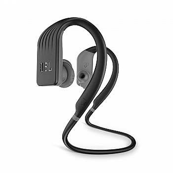 JBL Endurance Jump by Harman Sport Waterproof Bluetooth Wireless in Ear Earphones with One-Touch Remote with Mic (Black)