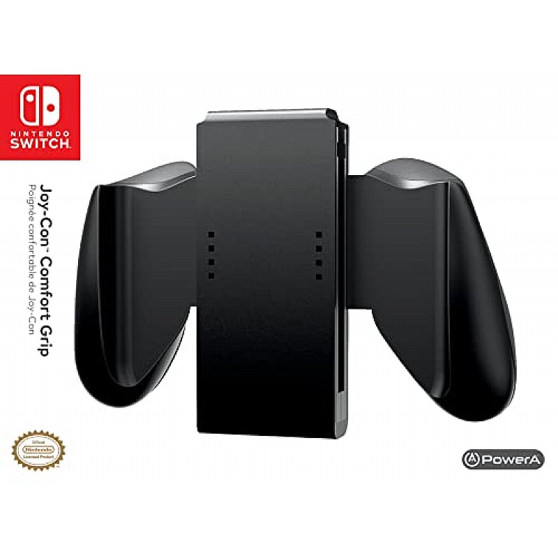 PowerA Joy-Con Comfort Grip for Nintendo Switch, Black (Officially Licensed)