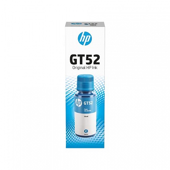 HP GT52 70-ml Cyan Original Ink Bottle