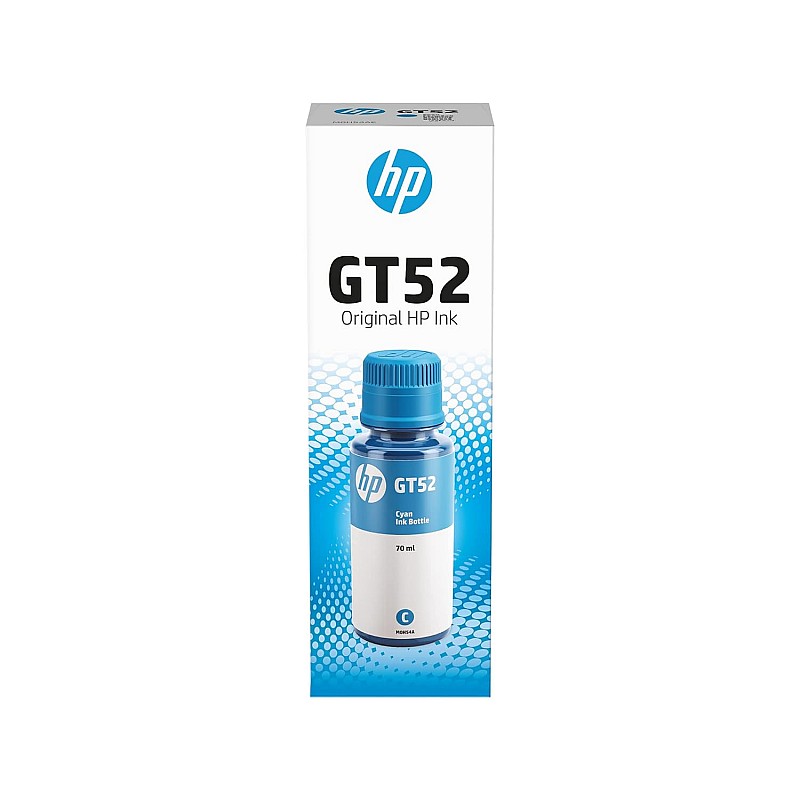 HP GT52 70-ml Cyan Original Ink Bottle