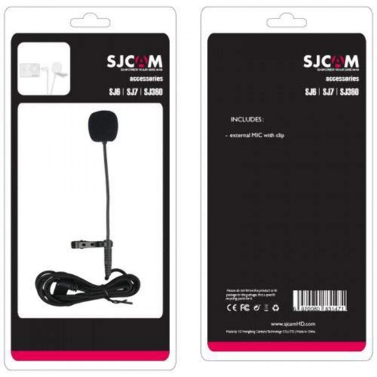 SJCAM External Microphone Compatible SJ6 Legend SJ7 Star and SJ360