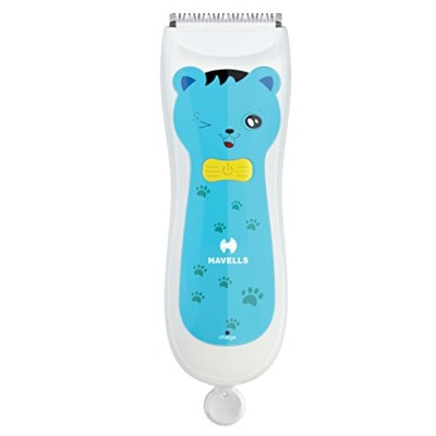 Havells Corded Electric BC1001 Rechargeable Baby Hair Clipper with hypoallergenic ceramic blade, (Blue) Havells Corded Electric BC1001 Rechargeable Baby Hair Clipper with hypoallergenic ceramic blade, (Blue)