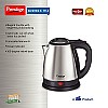 Prestige 1.8 Litres Electric Kettle (PKOSS 1.8) 1500W Silver - Black Automatic Cut-off 