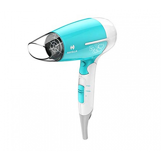 Havells Hd3151 1200 Watts Foldable Hair Dryer 3 Heat Setting Blue