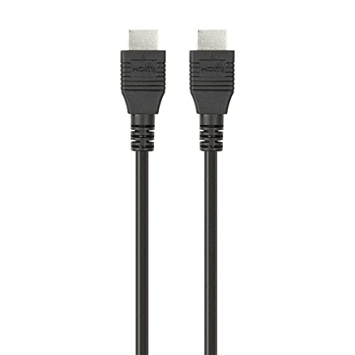 Belkin 1 Meter (3.3 Feet) High-Speed Nickel-Plated HDMI Cable, Supports 3D, 4K, 1080p, Audio Return and Ethernet for TV - Black Belkin 1 Meter (3.3 Feet) High-Speed Nickel-Plated HDMI Cable, Supports 3D, 4K, 1080p, Audio Return and Ethernet for TV - Black
