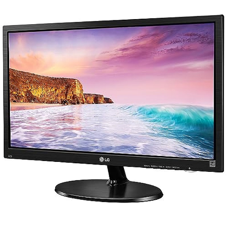 LG 19M38HB, 19 Inch (47cm) 1366 X 768 Pixels, Led HD Ready Monitor, TN Panel with VGA, Hdmi Ports (Black)