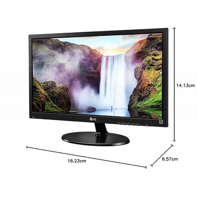 LG 19M38HB, 19 Inch (47cm) 1366 X 768 Pixels, Led HD Ready Monitor, TN Panel with VGA, Hdmi Ports (Black)