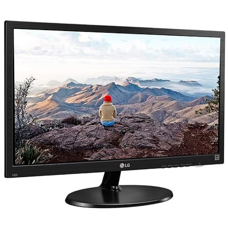 LG 19M38HB, 19 Inch (47cm) 1366 X 768 Pixels, Led HD Ready Monitor, TN Panel with VGA, Hdmi Ports (Black)