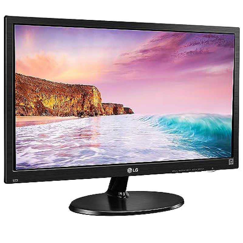 LG 19M38HB, 19 Inch (47cm) 1366 X 768 Pixels, Led HD Ready Monitor, TN Panel with VGA, Hdmi Ports (Black)