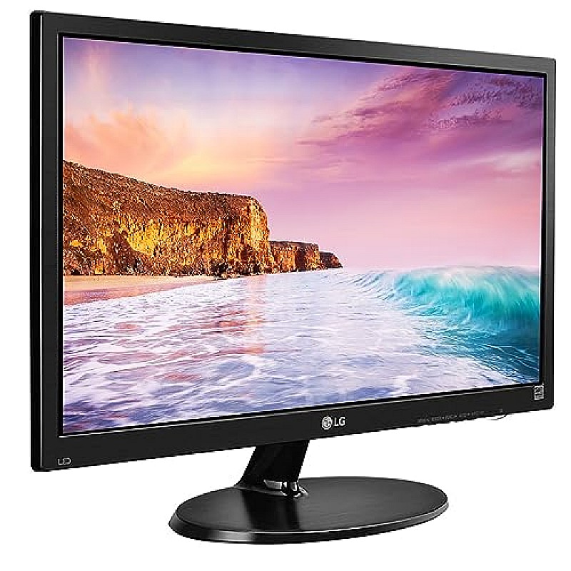 LG 19M38HB, 19 Inch (47cm) 1366 X 768 Pixels, Led HD Ready Monitor, TN Panel with VGA, Hdmi Ports (Black)