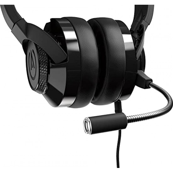 PowerA FUSION Wired Stereo Gaming Headset with Mic for PlayStation 4 (PS4), Xbox, Android, and iOS (Black)