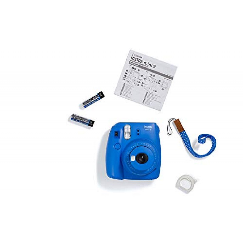 Fujifilm Instax Mini 9 Instant Camera (Cobalt Blue)