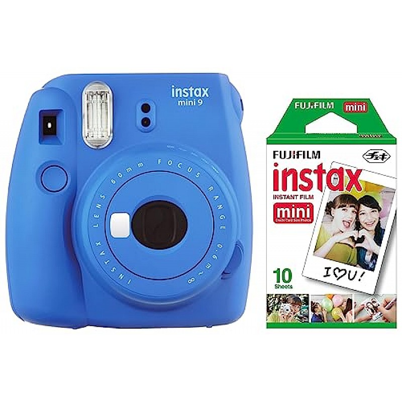 Fujifilm Instax Mini 9 Instant Camera (Cobalt Blue)