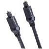 Amazon Basics Digital Optical Audio Toslink Cable For Television 3.28 Feet (Black, 1 Meter) - 5-Pack Amazon Basics Digital Optical Audio Toslink Cable For Television 3.28 Feet (Black, 1 Meter) - 5-Pack