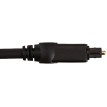 Amazon Basics Digital Optical Audio Toslink Cable For Television 3.28 Feet (Black, 1 Meter) - 5-Pack Amazon Basics Digital Optical Audio Toslink Cable For Television 3.28 Feet (Black, 1 Meter) - 5-Pack