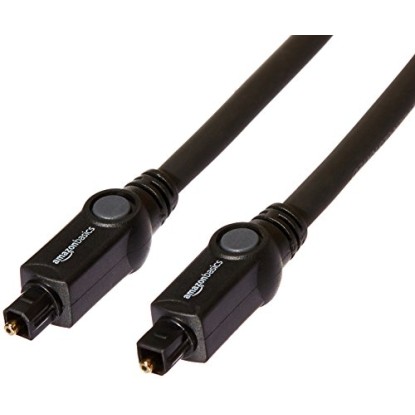 AmazonBasics CL3 Rated (in-Wall Installation) Toslink Cable - 10 Feet AmazonBasics CL3 Rated (in-Wall Installation) Toslink Cable - 10 Feet
