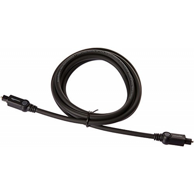 AmazonBasics CL3 Rated (in-Wall Installation) Toslink Cable - 10 Feet