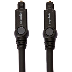 AmazonBasics CL3 Rated (in-Wall Installation) Toslink Cable - 10 Feet AmazonBasics CL3 Rated (in-Wall Installation) Toslink Cable - 10 Feet