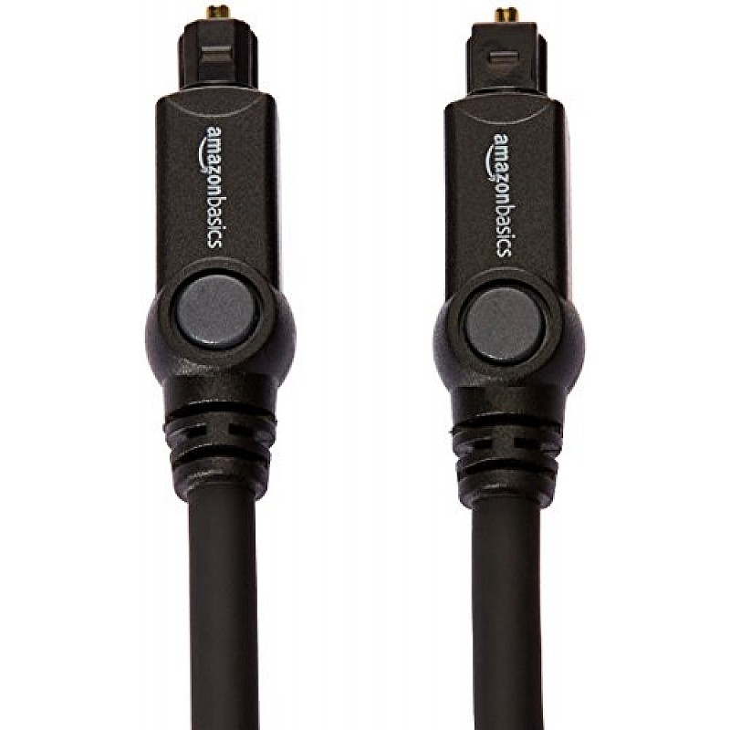 AmazonBasics CL3 Rated (in-Wall Installation) Toslink Cable - 10 Feet