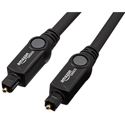 AmazonBasics CL3 Rated (in-Wall Installation) Toslink Cable - 10 Feet AmazonBasics CL3 Rated (in-Wall Installation) Toslink Cable - 10 Feet