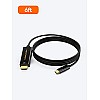 CableCreation USB C to HDMI Cable 6Feet, USB Type C to HDMI 4K@30Hz, Thunderbolt 3/4, Black