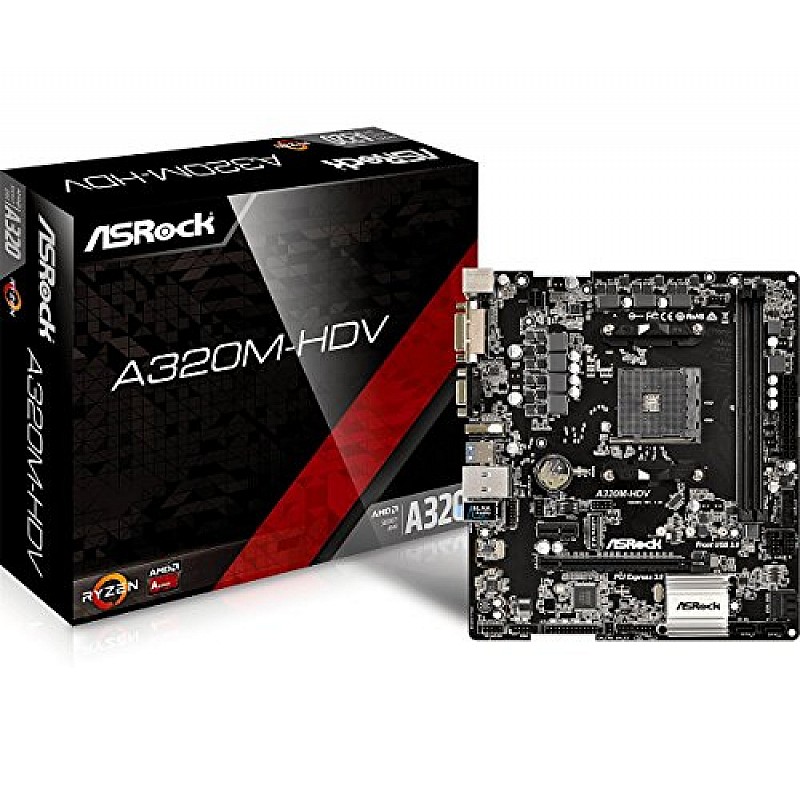 ASRock A320M-HDV R4.0 BIOS Updated for Ryzen 3rd Gen Processors with 4 SATA3