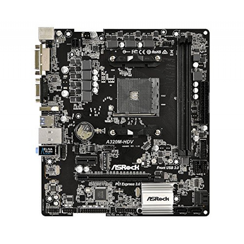 ASRock A320M-HDV R4.0 BIOS Updated for Ryzen 3rd Gen Processors with 4 SATA3