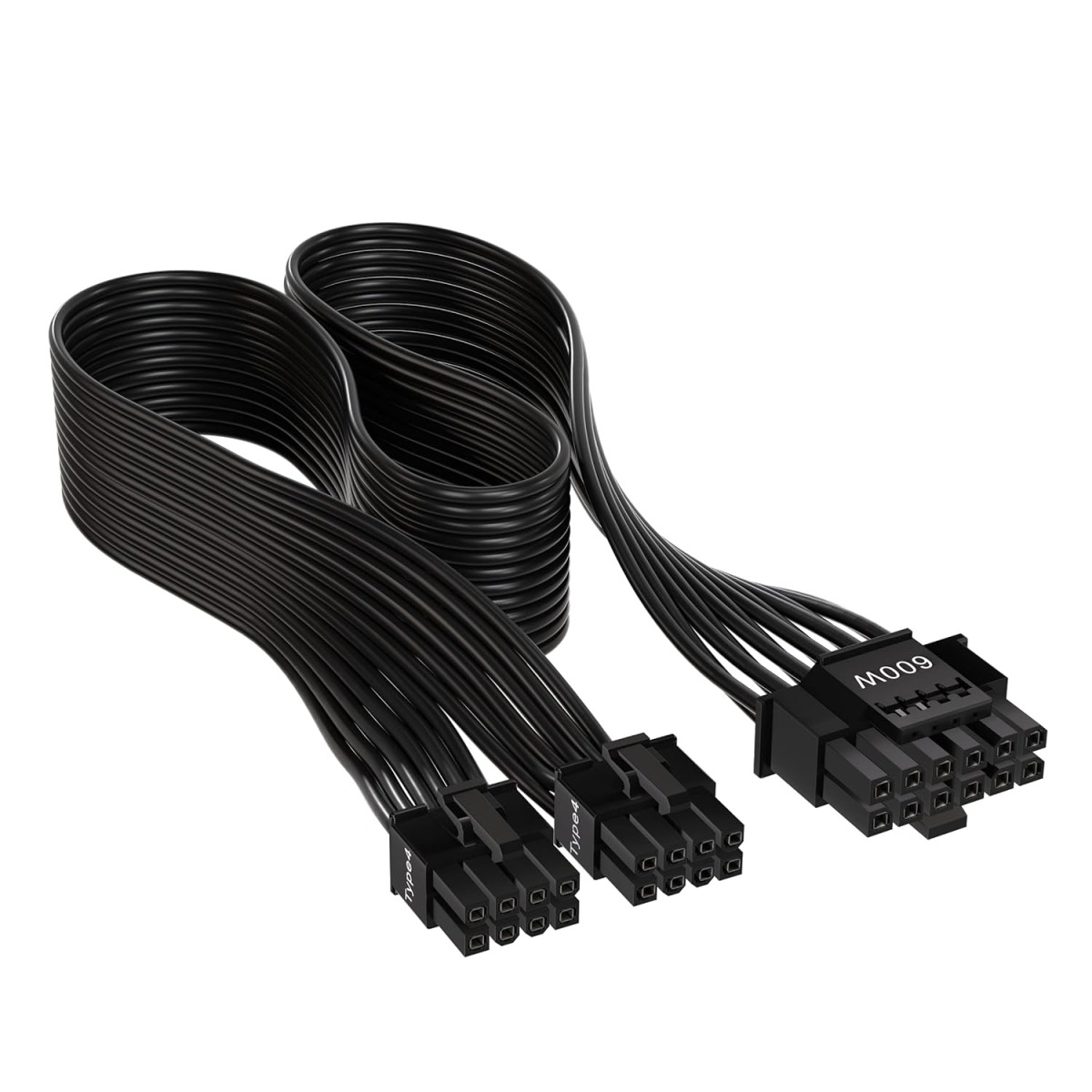 Corsair 600W 12+4 pin PCIe 5.0 12VHPWR Type4 600W PSU Power Cable - CP-8920284