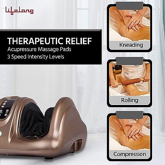 Lifelong Foot Massager Machine for Pain Relief with Kneading function LLM72