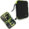 Gizga Essentials Gadget Organizer Case, Portable Zippered Pouch For All Small Gadgets, HDD, Power Bank,  (Black)