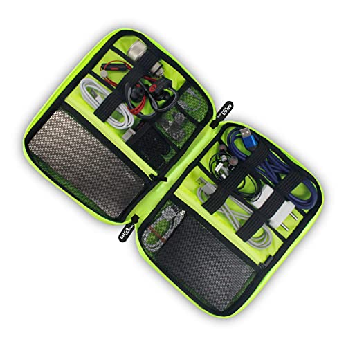 Gizga Essentials Gadget Organizer Case, Portable Zippered Pouch For All Small Gadgets, HDD, Power Bank, (Black) Gizga Essentials Gadget Organizer Case, Portable Zippered Pouch For All Small Gadgets, HDD, Power Bank, (Black)