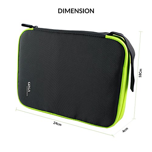 Gizga Essentials Gadget Organizer Case, Portable Zippered Pouch For All Small Gadgets, HDD, Power Bank, (Black) Gizga Essentials Gadget Organizer Case, Portable Zippered Pouch For All Small Gadgets, HDD, Power Bank, (Black)