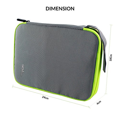 Gizga Essentials Gadget Organizer Case, Portable Zippered Pouch For All Small Gadgets, HDD, Power Bank, (Black) Gizga Essentials Gadget Organizer Case, Portable Zippered Pouch For All Small Gadgets, HDD, Power Bank, (Black)