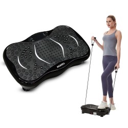 AGARO Alpha Crazyfit Vibration Plate Massager Home And Gym Workout Machine For Muscle