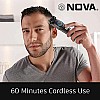 Nova Super Groom NG 1147 Multi-kit 60 Minutes Runtime Hair Trimmer for Men (Black)