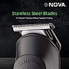 Nova Super Groom NG 1147 Multi-kit 60 Minutes Runtime Hair Trimmer for Men (Black)