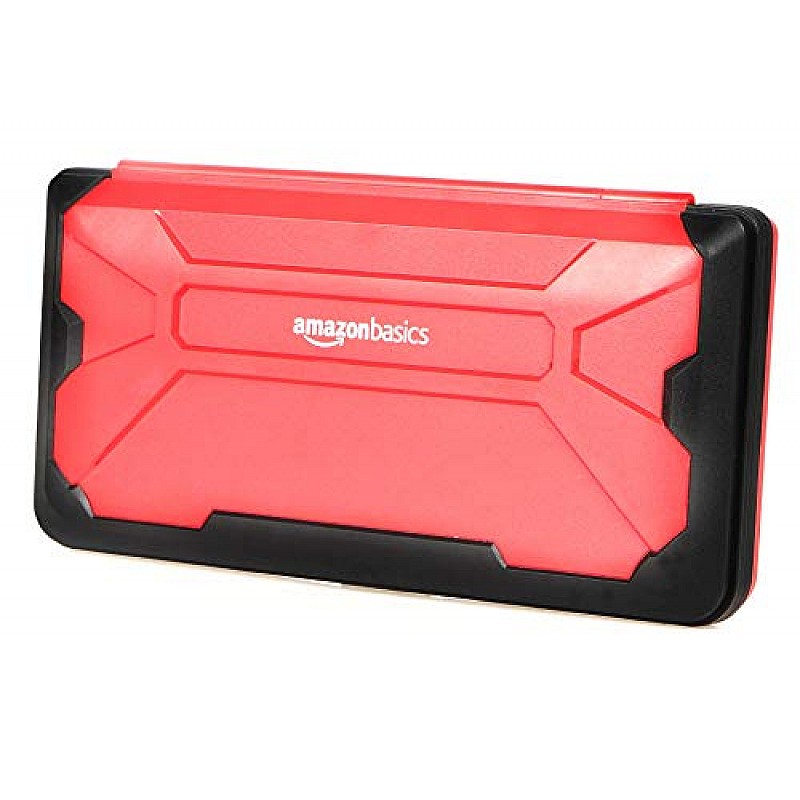 AmazonBasics Vault Case for Nintendo Switch, Red