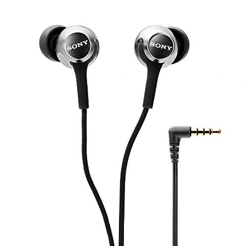 Sony MDR-EX255AP in-Ear Wired Headphones with Mic (Black)