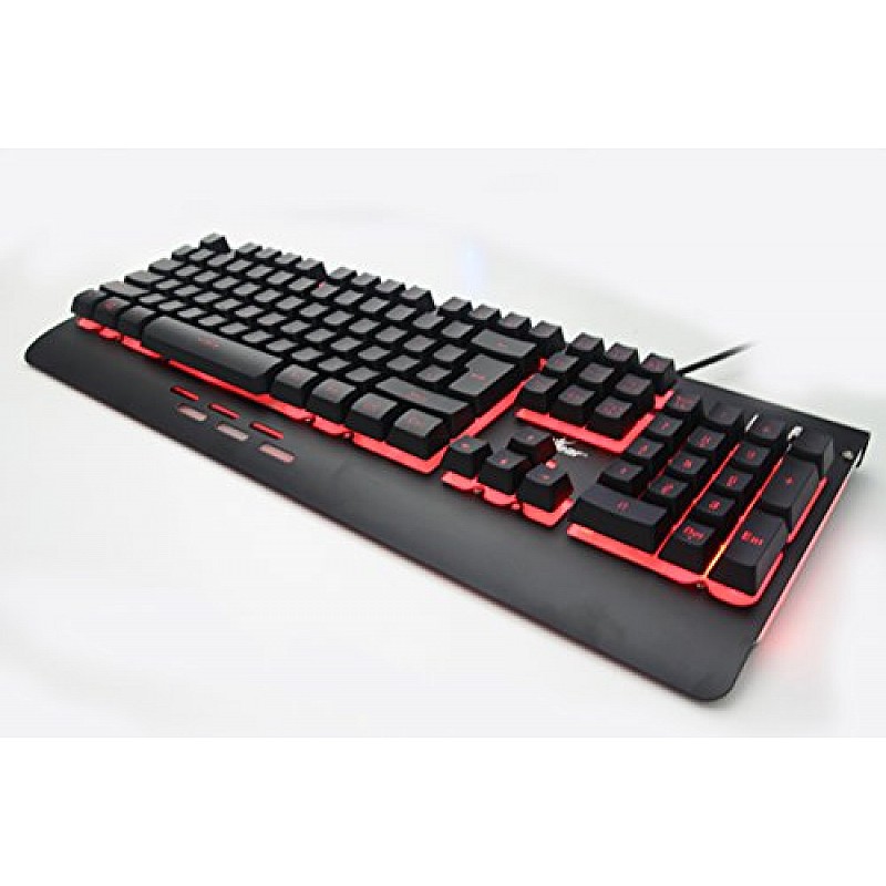 Redgear Blaze Semi-Mechanical wired Gaming keyboard with 3 colour backlit Refurbished 