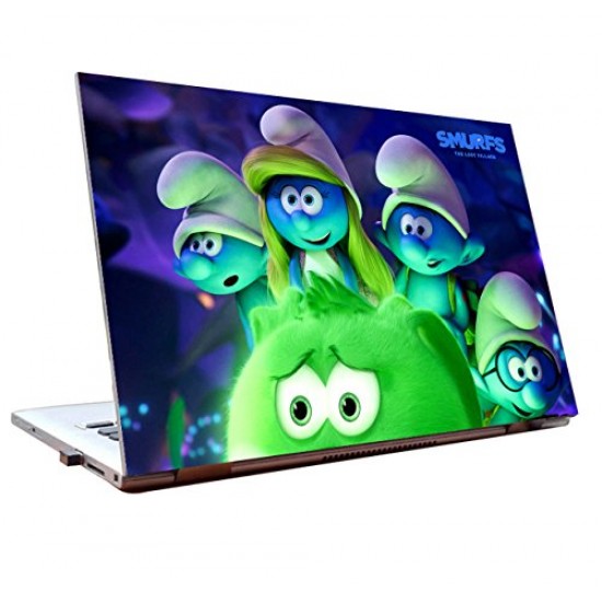 Tamatina Laptop Skins 14 inch - Smurfs - The Lost Village - Hollywood Movie - HD Quality