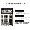 Casio DJ-240D Plus 300 Steps Check and Correct Premium Desktop Calculator with Metallic faceplate & Bigger Screen/Keys (14 Digit)