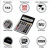 Casio DJ-240D Plus 300 Steps Check and Correct Premium Desktop Calculator with Metallic faceplate & Bigger Screen/Keys (14 Digit)