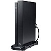 AmazonBasics Vertical Stand & USB 3.0 Hub for Xbox One X, Black