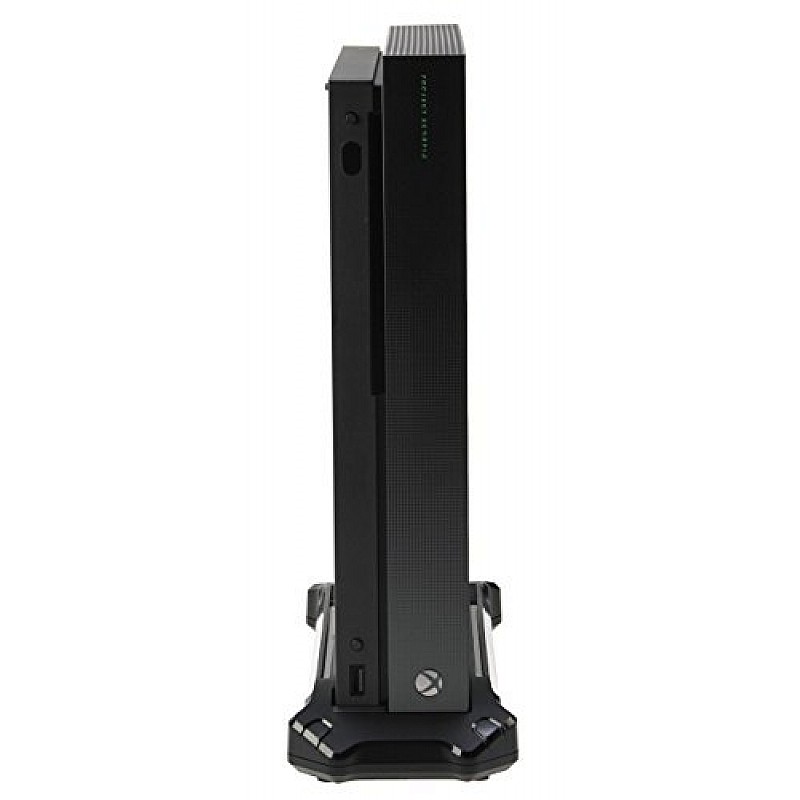 AmazonBasics Vertical Stand & USB 3.0 Hub for Xbox One X, Black