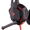 Cosmic Byte Over the Ear Headsets with Mic & LED - G2000 Edition (Black/Red)