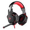 Cosmic Byte Over the Ear Headsets with Mic & LED - G2000 Edition (Black/Red)